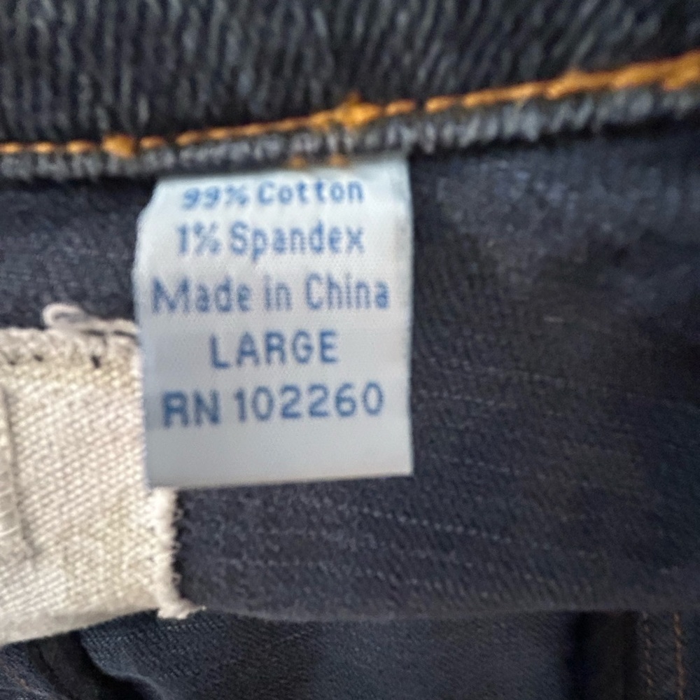 Vintage Y2K Sperry Double breasted stretch Jean Jacket - Picture 7 of 8